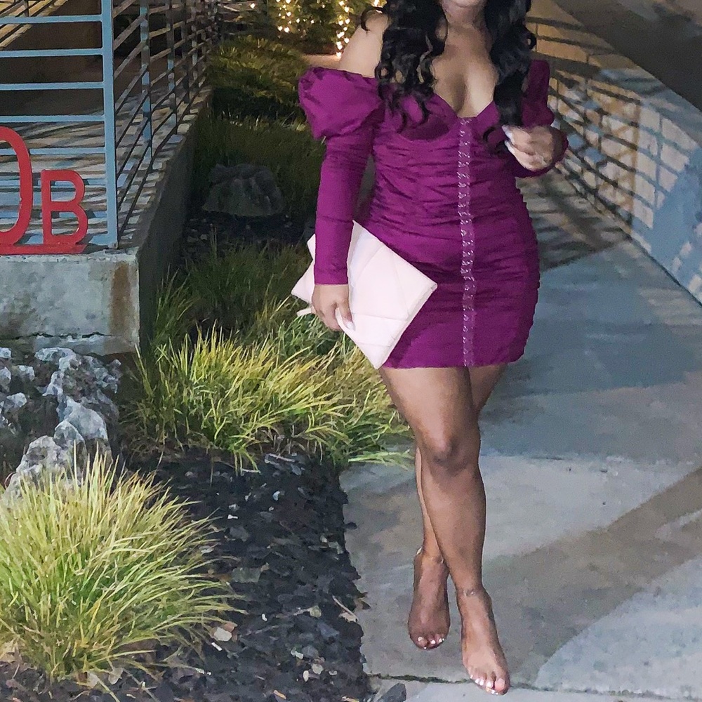Purple corset dress - OhPolly